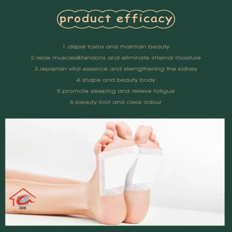 100% Merbal & Gentle Ingredient Detox Foot Pads (BUY 1 GET 1 FREE )
